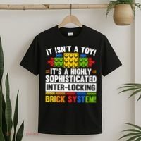 Master Builder Bricks Blocks Play Toys T-Shirt thumb 2