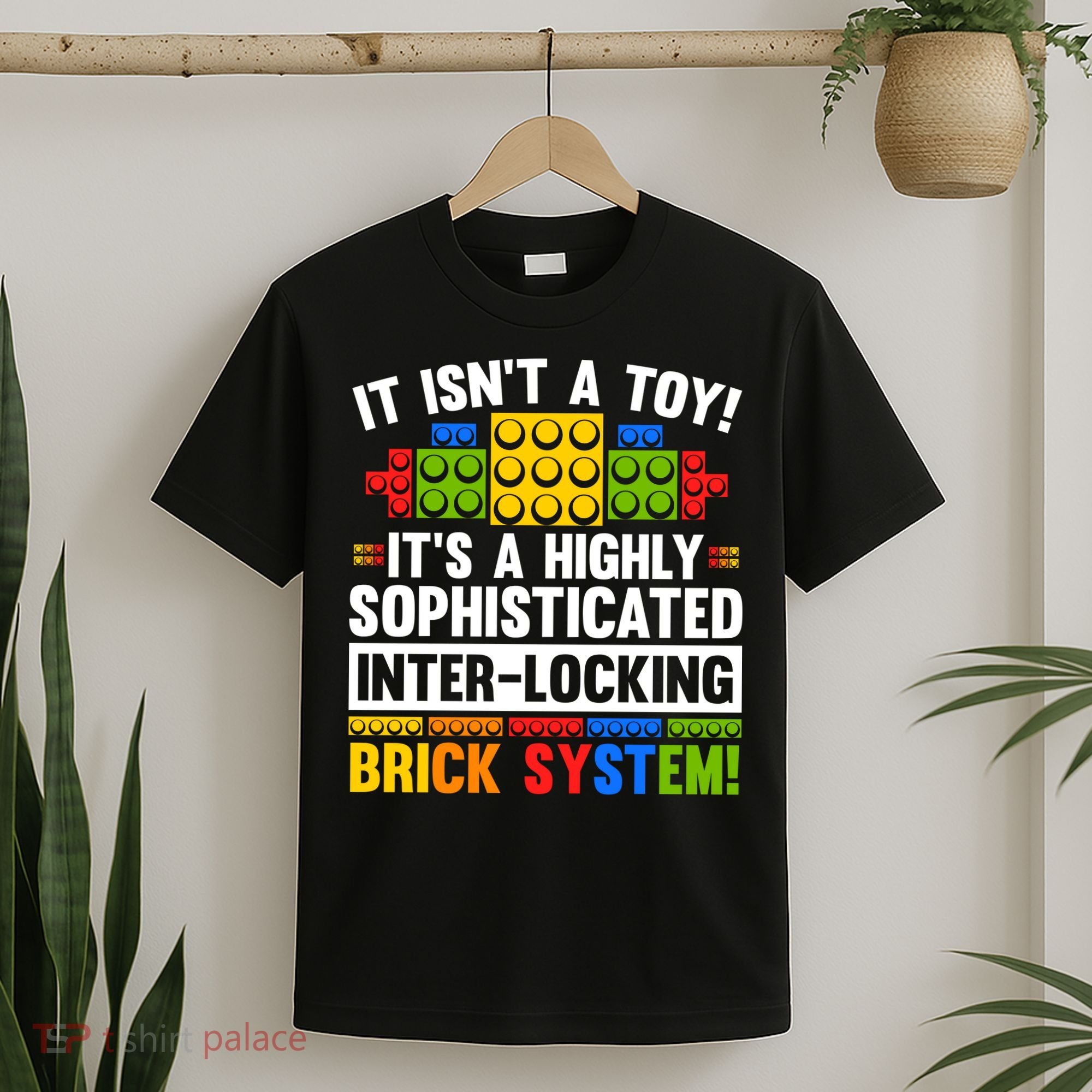Master Builder Bricks Blocks Play Toys T-Shirt