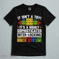 Master Builder Bricks Blocks Play Toys T-Shirt thumb 5