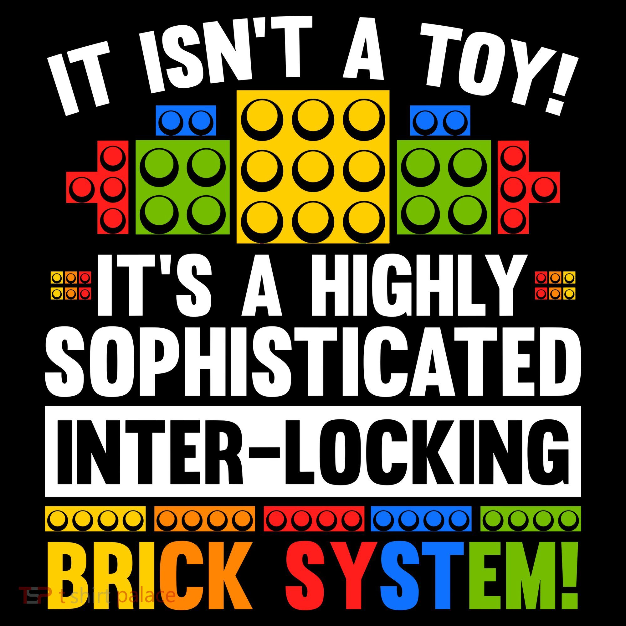 Master Builder Bricks Blocks Play Toys Button