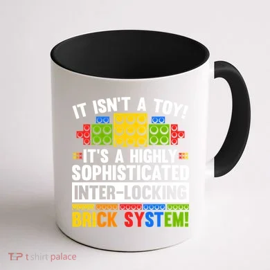 Master Builder Bricks Blocks Play Toys Coffee Mug back