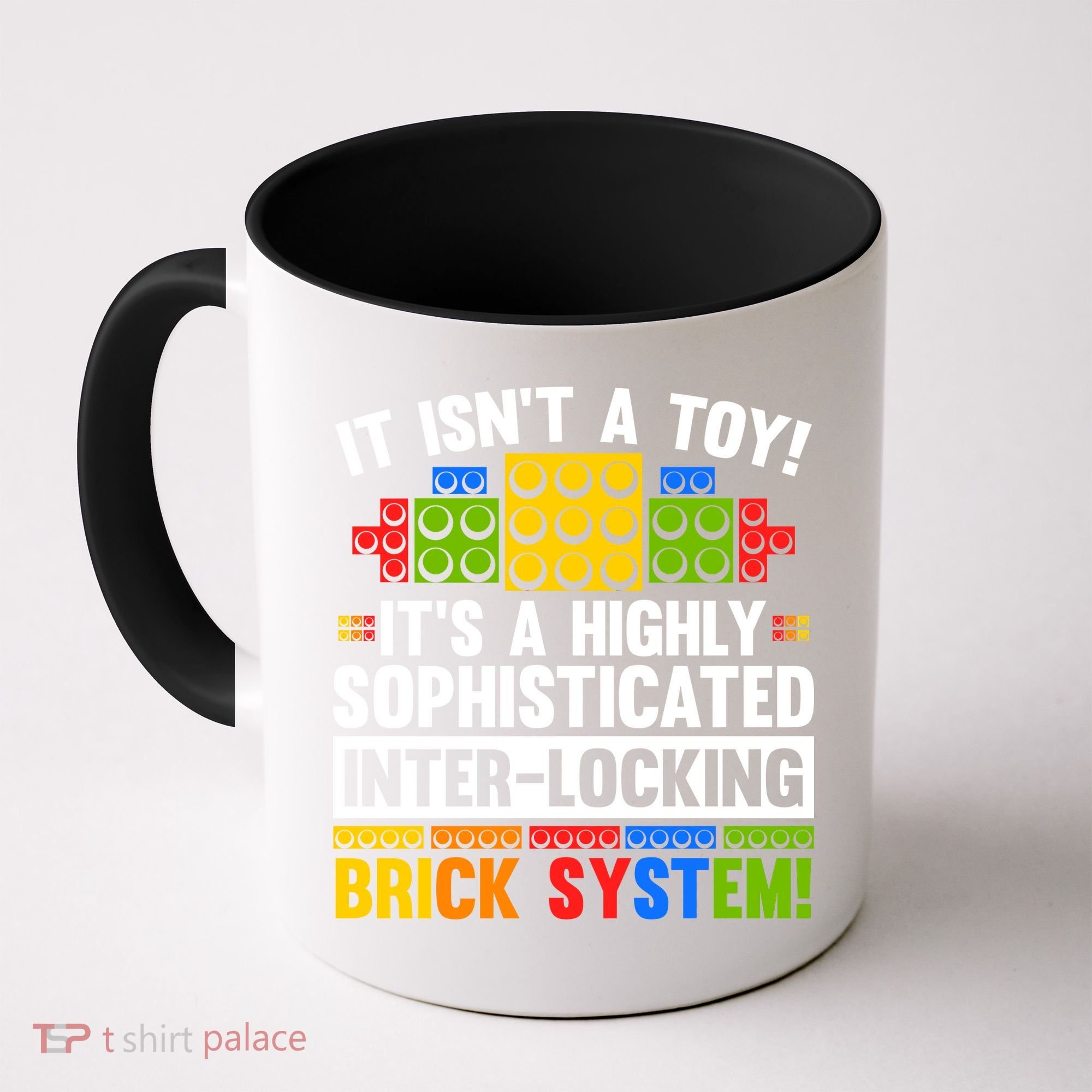 Master Builder Bricks Blocks Play Toys Coffee Mug