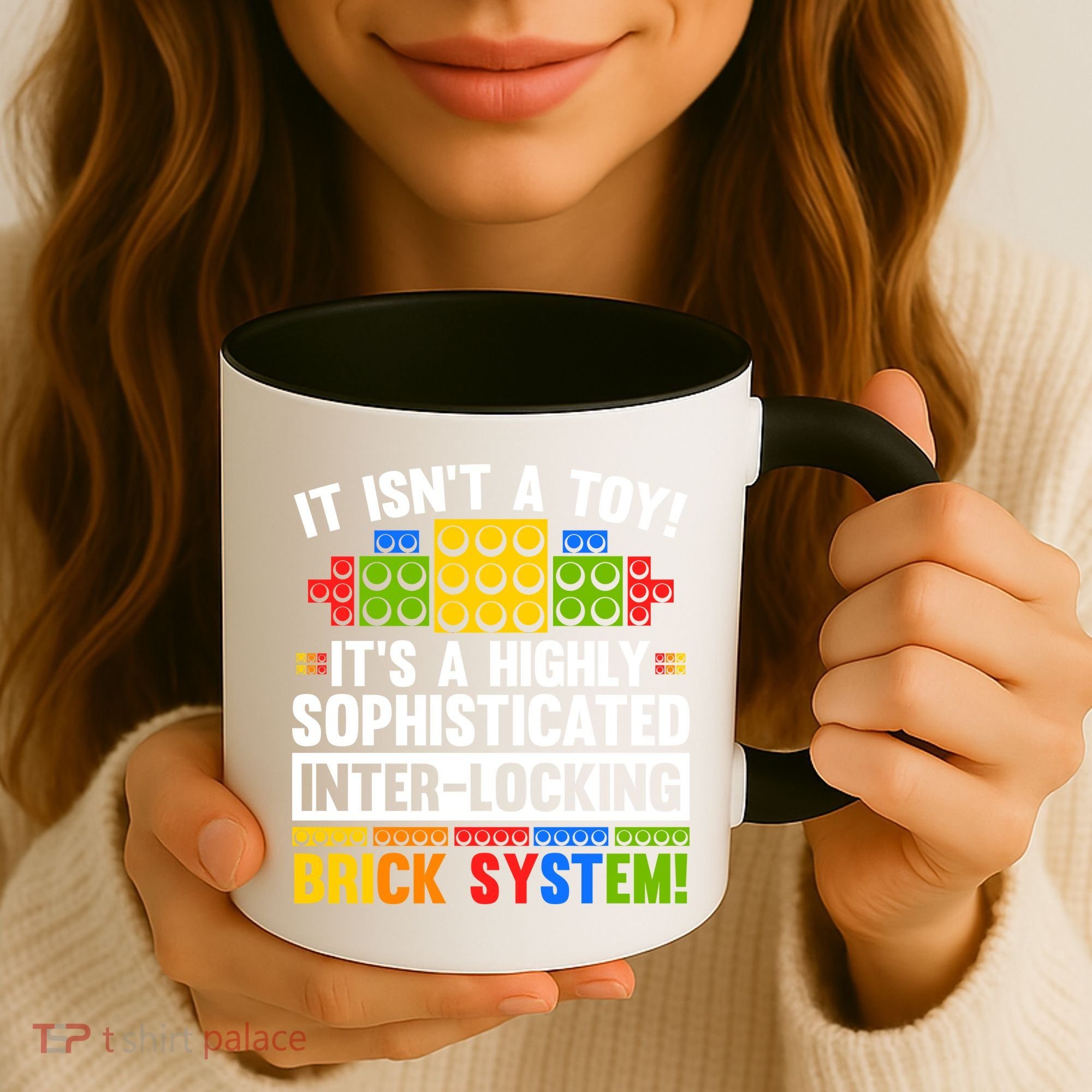 Master Builder Bricks Blocks Play Toys Coffee Mug