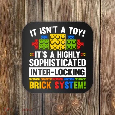 Master Builder Bricks Blocks Play Toys Coaster