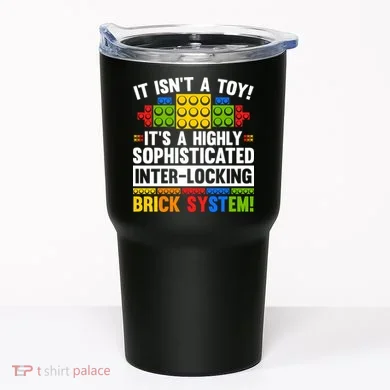 Master Builder Bricks Blocks Play Toys Tumbler