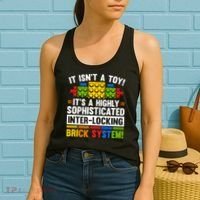 Master Builder Bricks Blocks Play Toys Women's Tank Top thumb 2