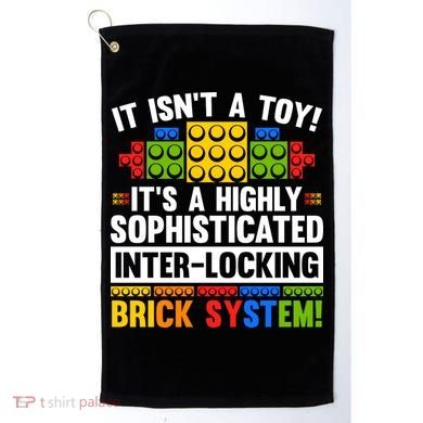 Master Builder Bricks Blocks Play Toys Golf Towel