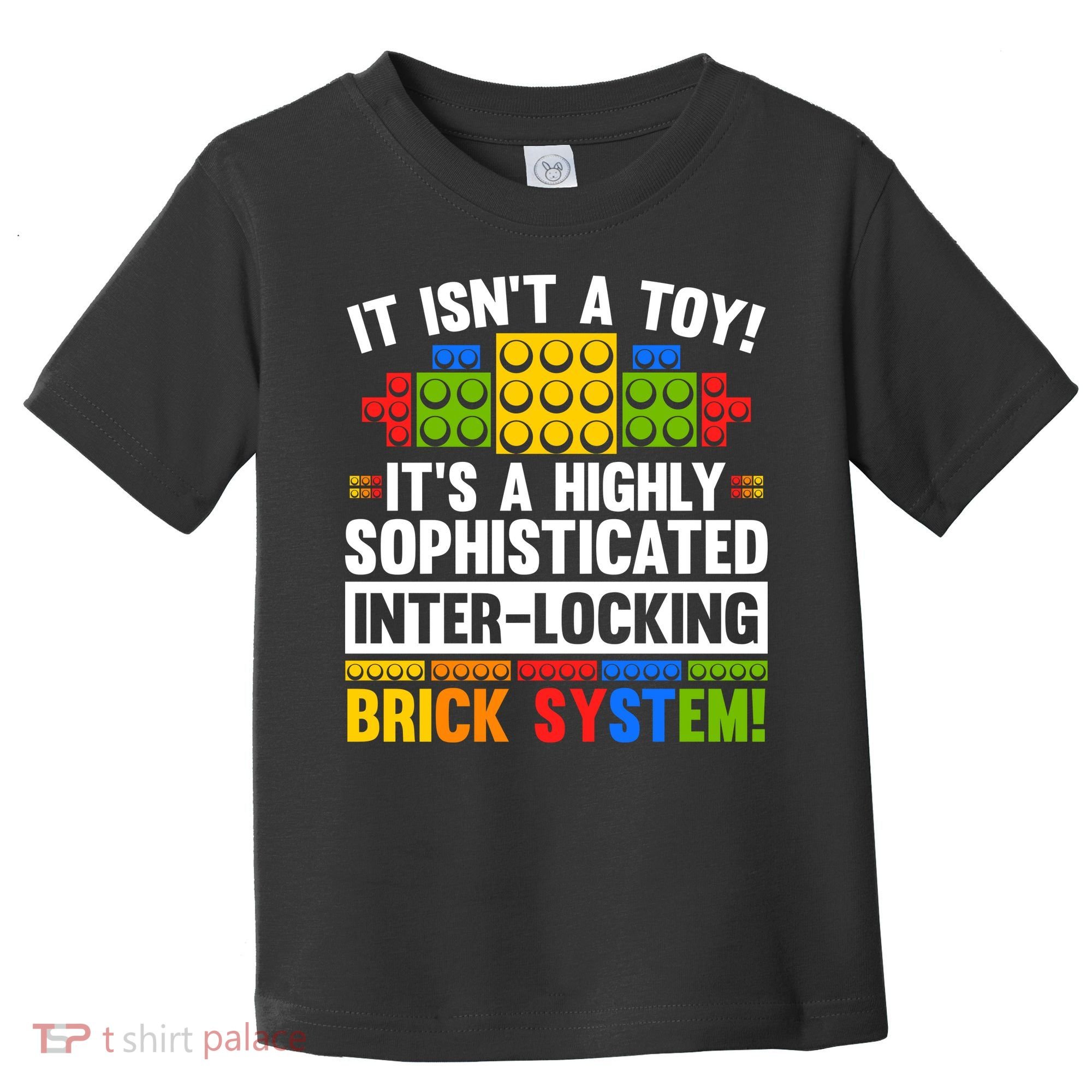 Master Builder Bricks Blocks Play Toys Toddler T-Shirt