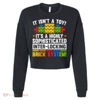 Master Builder Bricks Blocks Play Toys Cropped Pullover Crew thumb 0