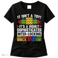 Master Builder Bricks Blocks Play Toys Women's T-Shirt thumb 0