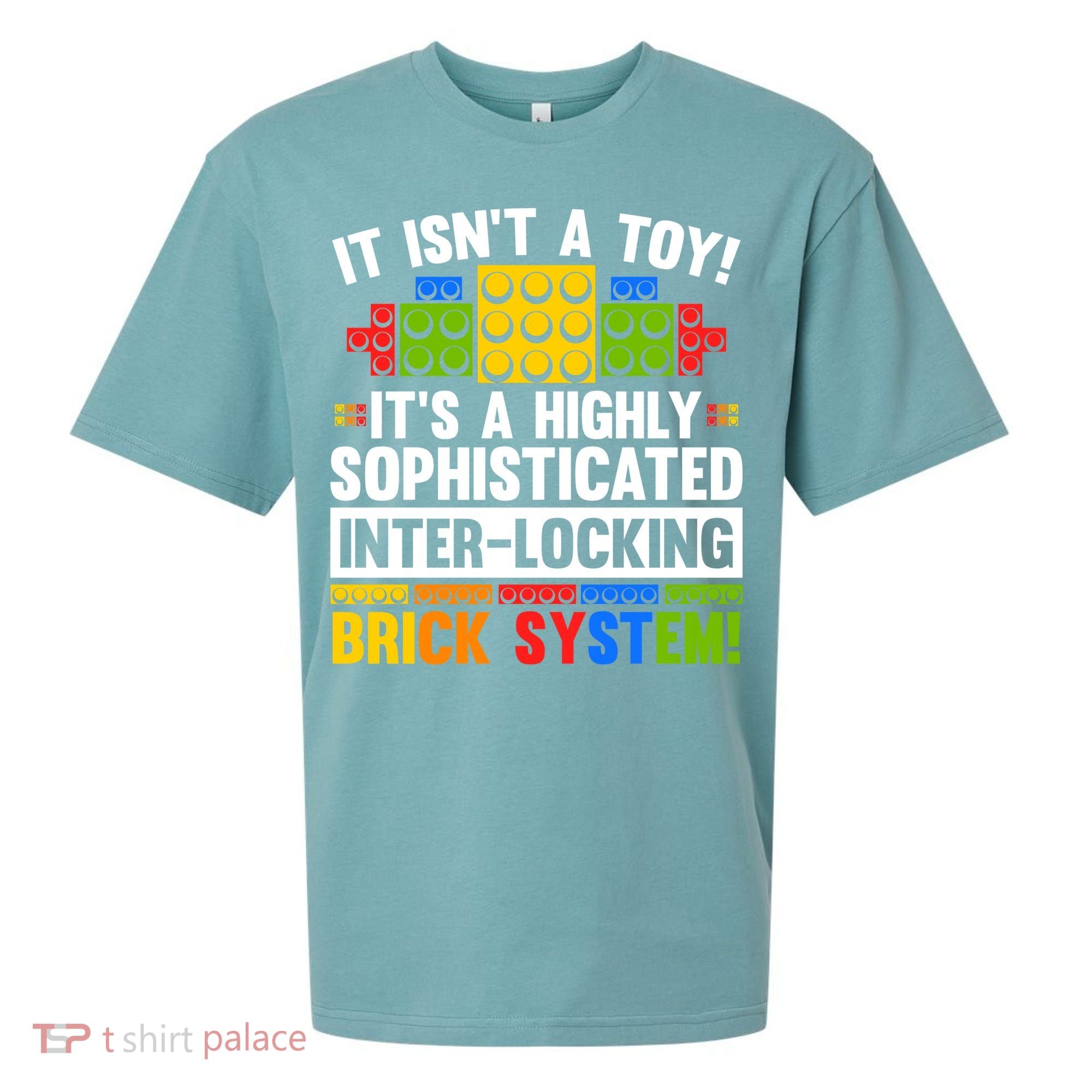 Master Builder Bricks Blocks Play Toys Sueded Cloud Jersey T-Shirt