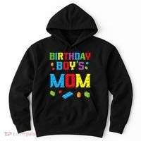Master Builder Birthday Mom Building Bricks Blocks Hoodie thumb 0