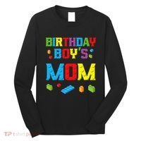 Master Builder Birthday Mom Building Bricks Blocks Long Sleeve Shirt thumb 0