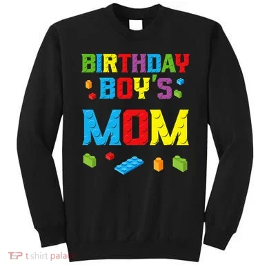 Master Builder Birthday Mom Building Bricks Blocks Sweatshirt