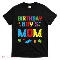 Master Builder Birthday Mom Building Bricks Blocks T-Shirt thumb 0