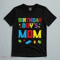 Master Builder Birthday Mom Building Bricks Blocks T-Shirt thumb 5