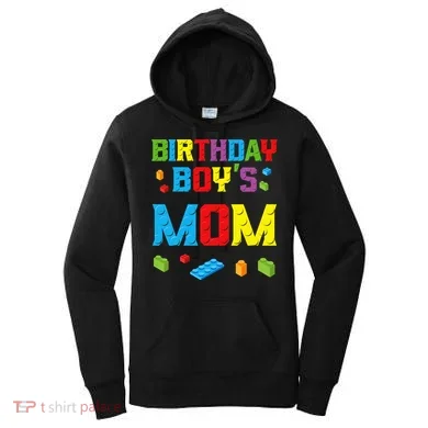 Master Builder Birthday Mom Building Bricks Blocks Women's Hoodie