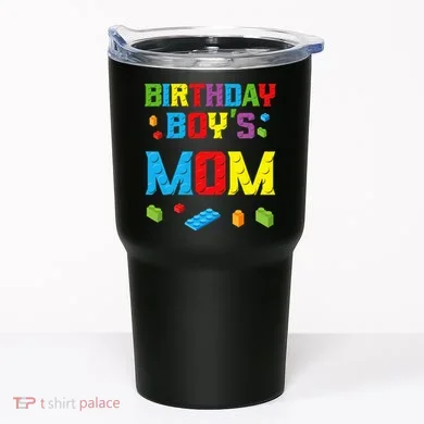 Master Builder Birthday Mom Building Bricks Blocks Tumbler