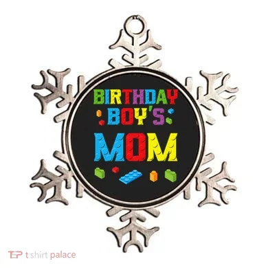 Master Builder Birthday Mom Building Bricks Blocks Ornament