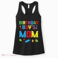 Master Builder Birthday Mom Building Bricks Blocks Women's Tank Top thumb 0