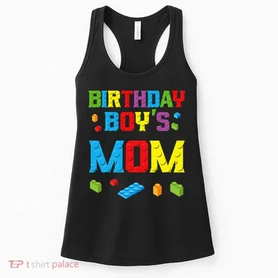 Master Builder Birthday Mom Building Bricks Blocks Women's Tank Top