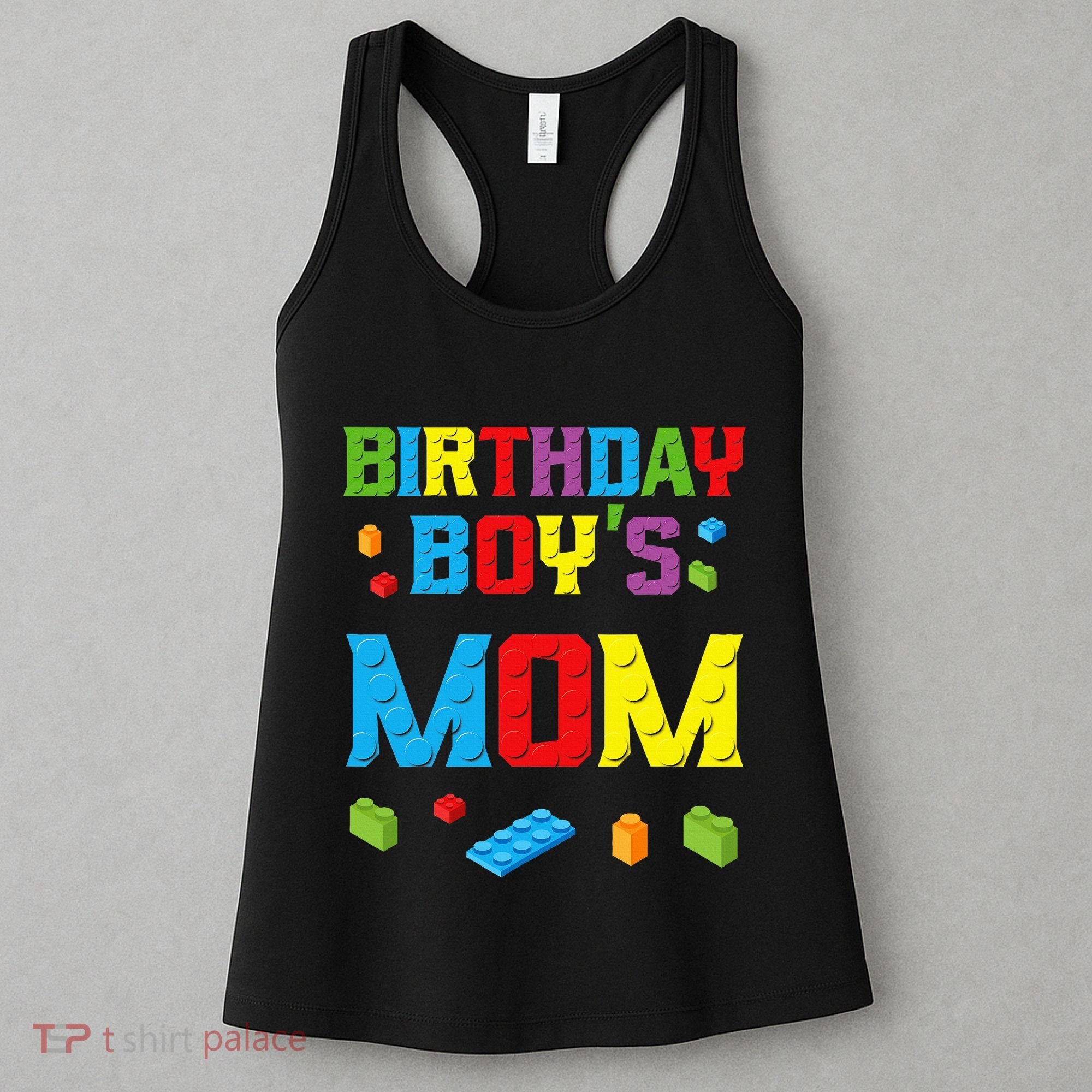 Master Builder Birthday Mom Building Bricks Blocks Women's Tank Top