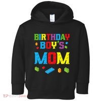 Master Builder Birthday Mom Building Bricks Blocks Toddler Hoodie thumb 0