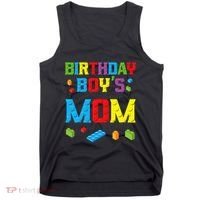 Master Builder Birthday Mom Building Bricks Blocks Tank Top thumb 0