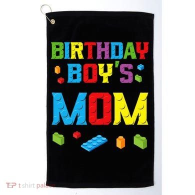 Master Builder Birthday Mom Building Bricks Blocks Golf Towel