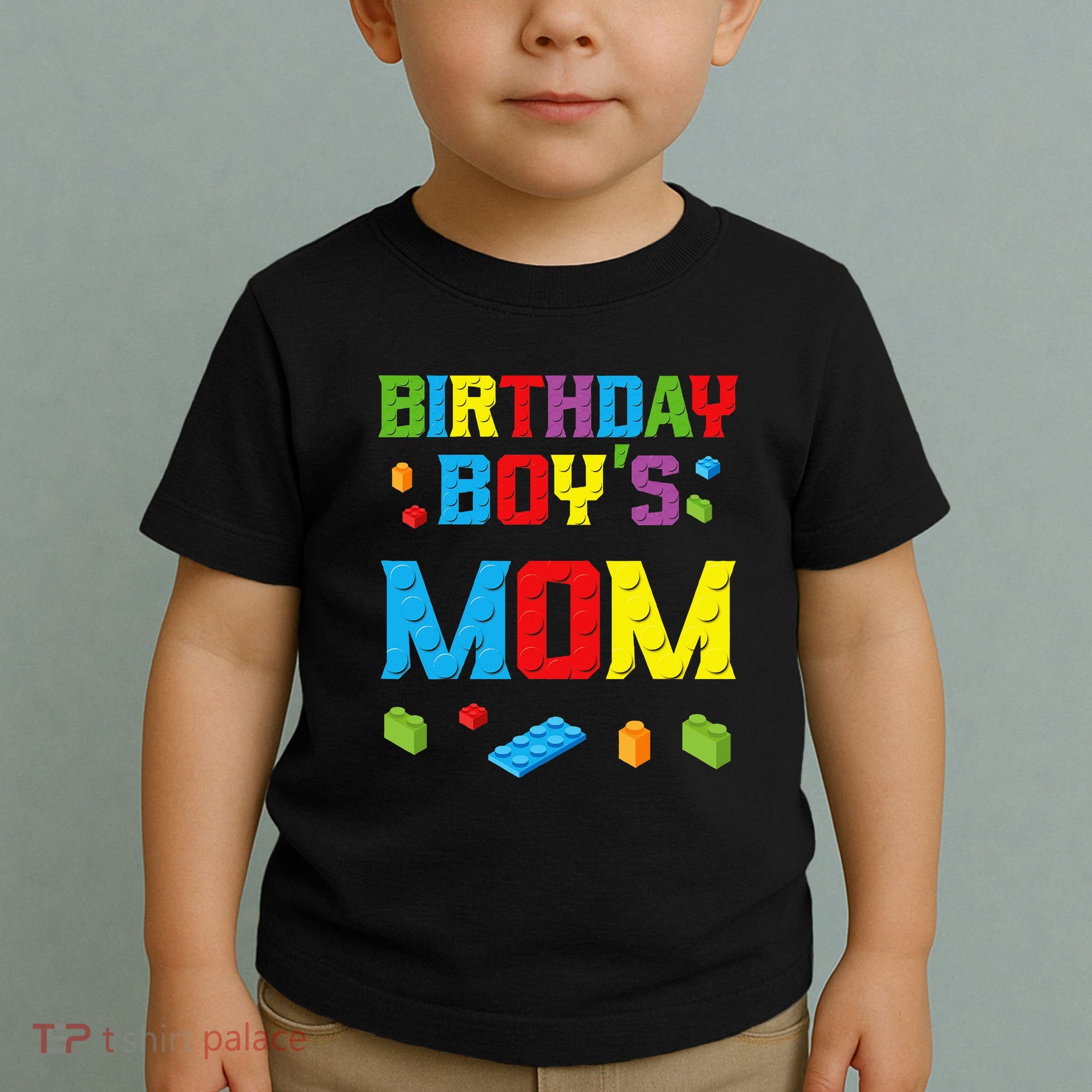 Master Builder Birthday Mom Building Bricks Blocks Toddler T-Shirt
