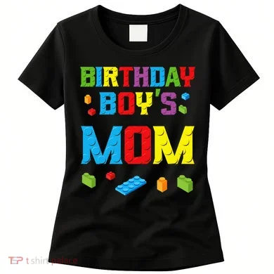 Master Builder Birthday Mom Building Bricks Blocks Women's T-Shirt
