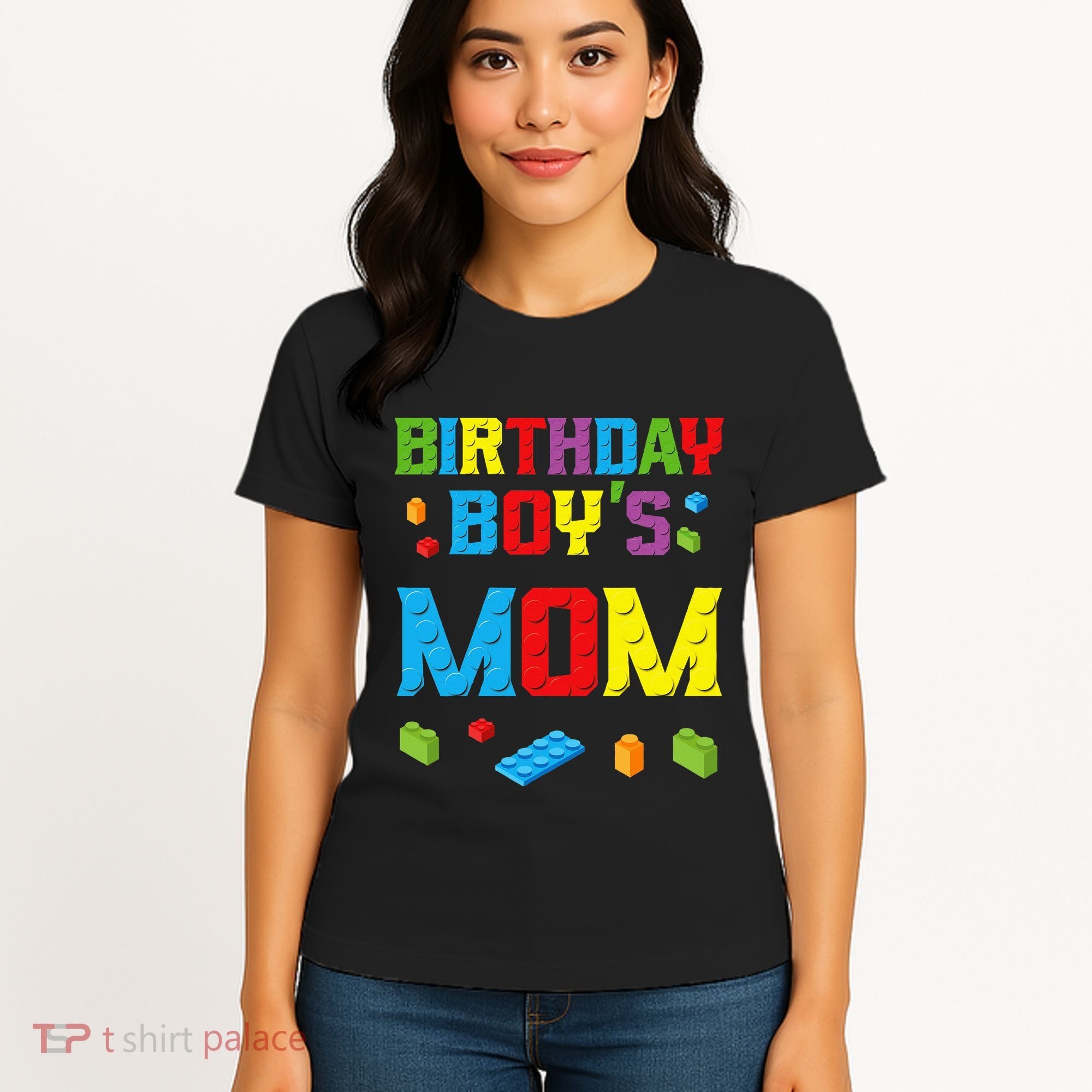Master Builder Birthday Mom Building Bricks Blocks Women's T-Shirt