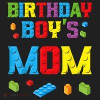 Master Builder Birthday Boy's Mom Building Bricks Blocks Women's Sweatshirt thumb 2