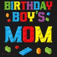 Master Builder Birthday Boy's Mom Building Bricks Blocks Hoodie thumb 2