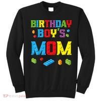 Master Builder Birthday Boy's Mom Building Bricks Blocks Sweatshirt thumb 0