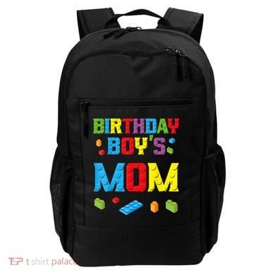 Master Builder Birthday Boy's Mom Building Bricks Blocks Backpack