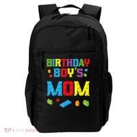 Master Builder Birthday Boy's Mom Building Bricks Blocks Backpack thumb 0