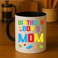 Master Builder Birthday Boy's Mom Building Bricks Blocks Coffee Mug thumb 4