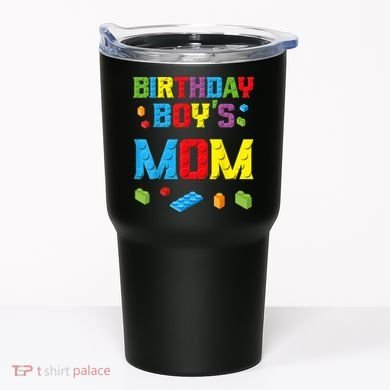 Master Builder Birthday Boy's Mom Building Bricks Blocks Tumbler