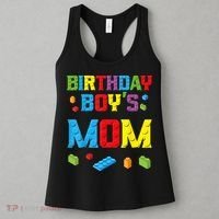 Master Builder Birthday Boy's Mom Building Bricks Blocks Women's Tank Top thumb 3