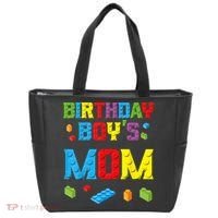 Master Builder Birthday Boy's Mom Building Bricks Blocks Tote Bag thumb 0