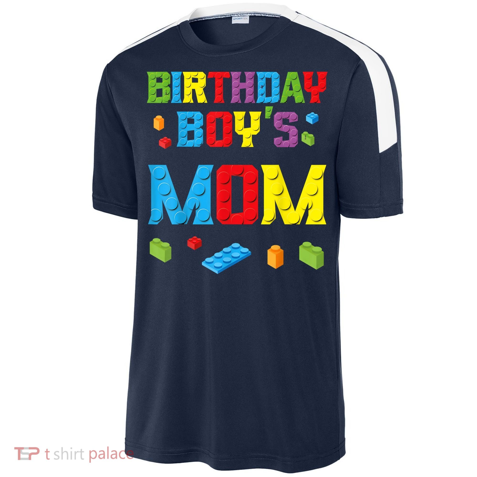 Master Builder Birthday Boy's Mom Building Bricks Blocks Sport-Tek Competitor United Soccer Jersey