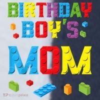 Master Builder Birthday Boy's Mom Building Bricks Blocks Sport-Tek Competitor United Soccer Jersey thumb 4