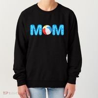 Mom Beach Ball Theme Birthday Party Pool Matching Summer Women's Sweatshirt thumb 0