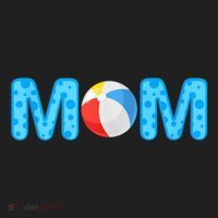 Mom Beach Ball Theme Birthday Party Pool Matching Summer Women's Sweatshirt thumb 2