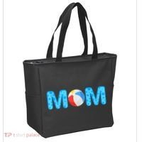 Mom Beach Ball Theme Birthday Party Pool Matching Summer Tote Bag thumb 2
