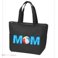 Mom Beach Ball Theme Birthday Party Pool Matching Summer Tote Bag thumb 3