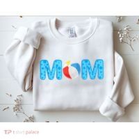 Mom Beach Ball Theme Birthday Party Pool Matching Summer Sweatshirt thumb 2