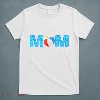 Mom Beach Ball Theme Birthday Party Pool Matching Summer T-Shirt thumb 5