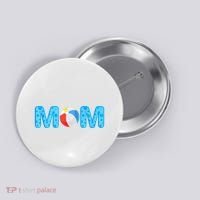 Mom Beach Ball Theme Birthday Party Pool Matching Summer Button thumb 0